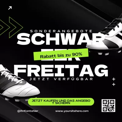 Black Modern Black Friday Sale Aktion