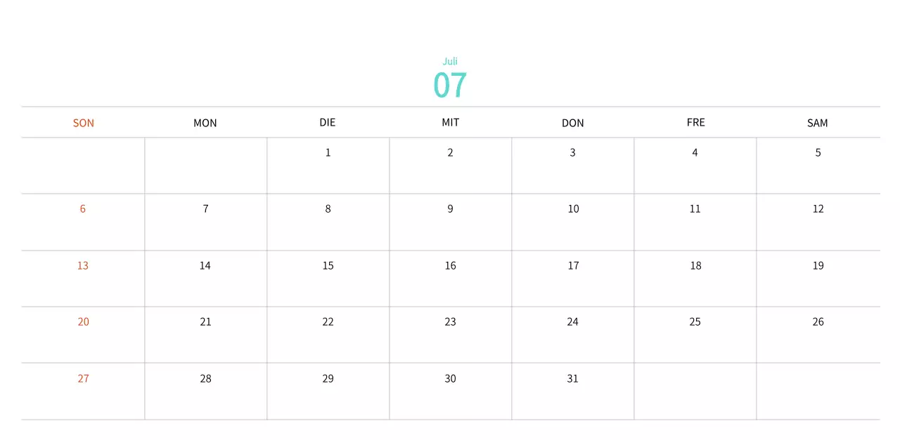 Stempelillustrationen mit einem warmen Konzept