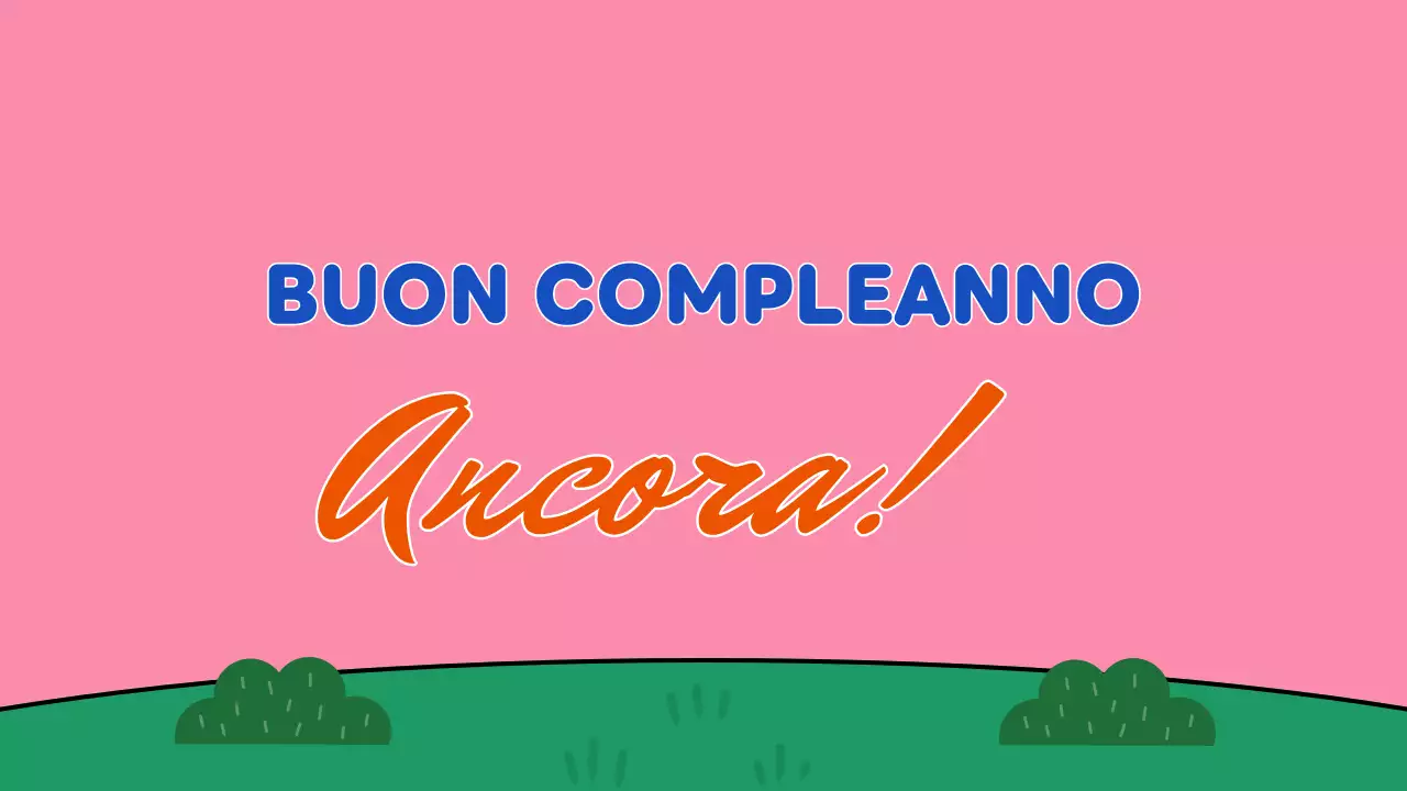 presentazione di compleanno giallo retrò