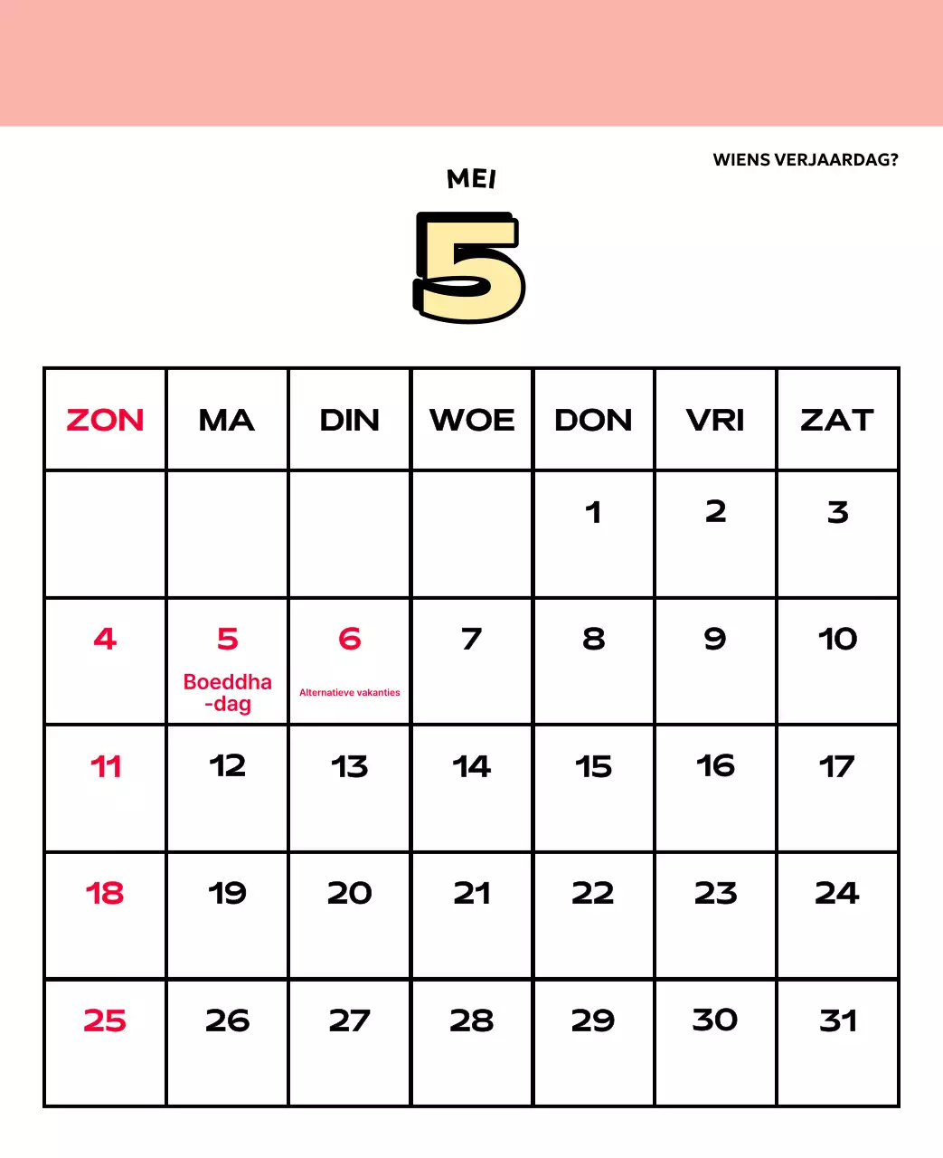 Kleurrijke kalenders met verschillende retro-illustraties
