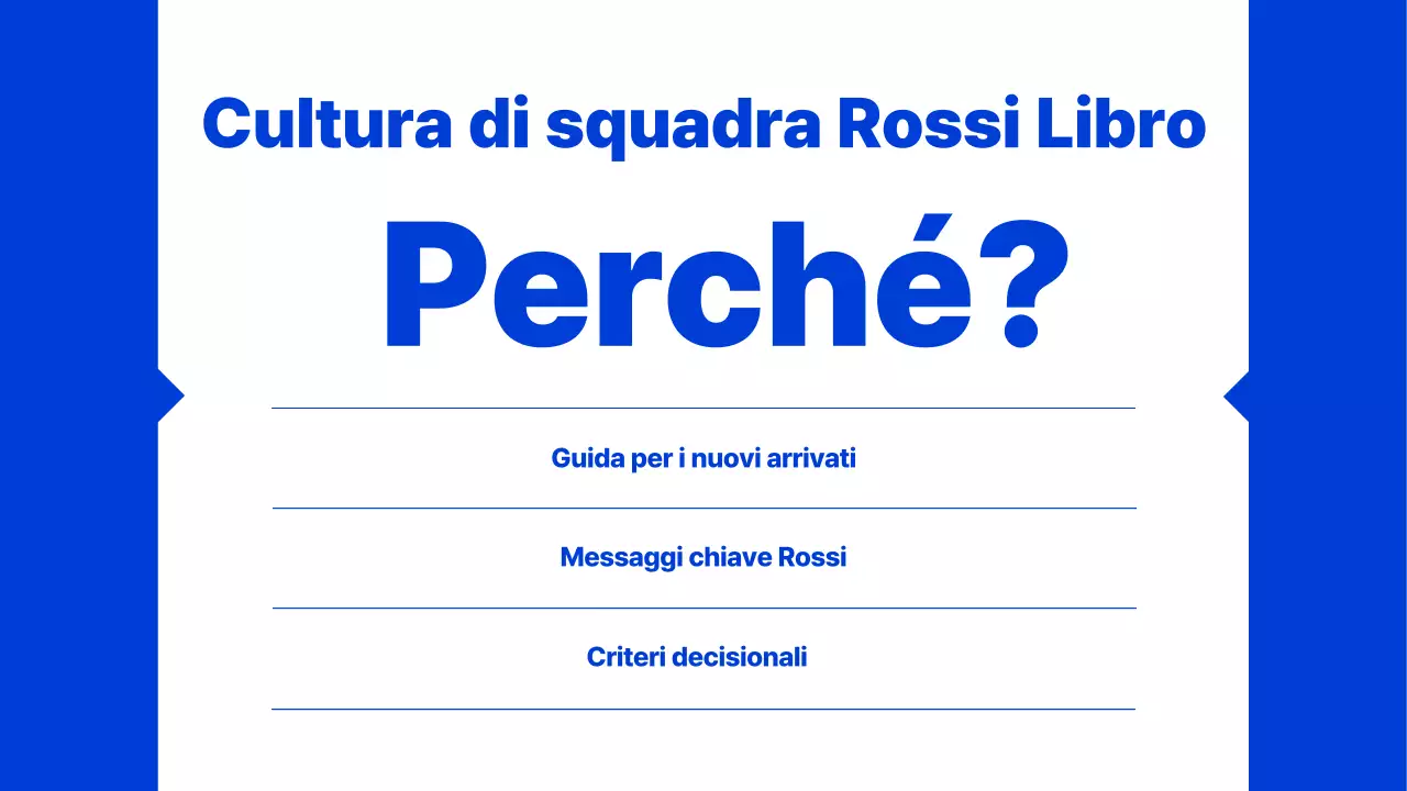 Manuale blu di cultura organizzativa moderna