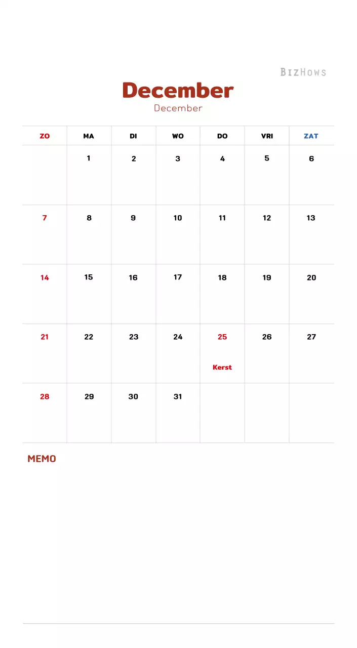 Nieuwjaarskalender met een warme geïllustreerde uitstraling