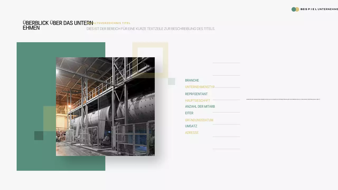 Green Simple Machinery Unternehmensprofil