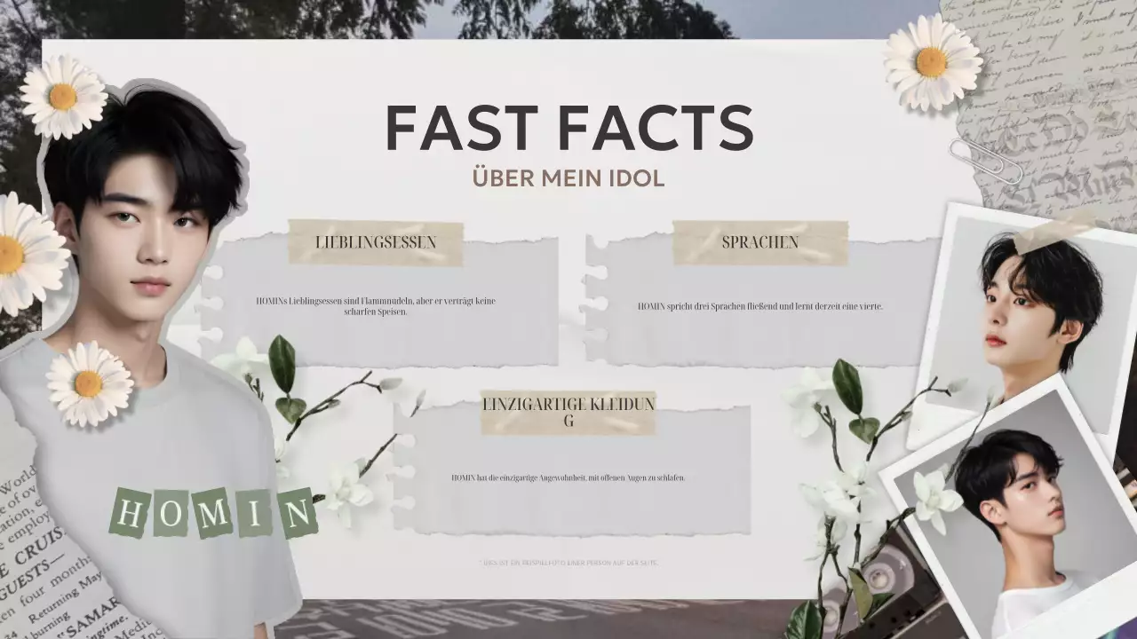 Beige Vintage Idol Fandom Design