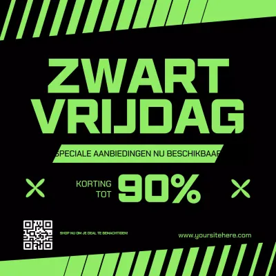 green bold black friday sale promotie