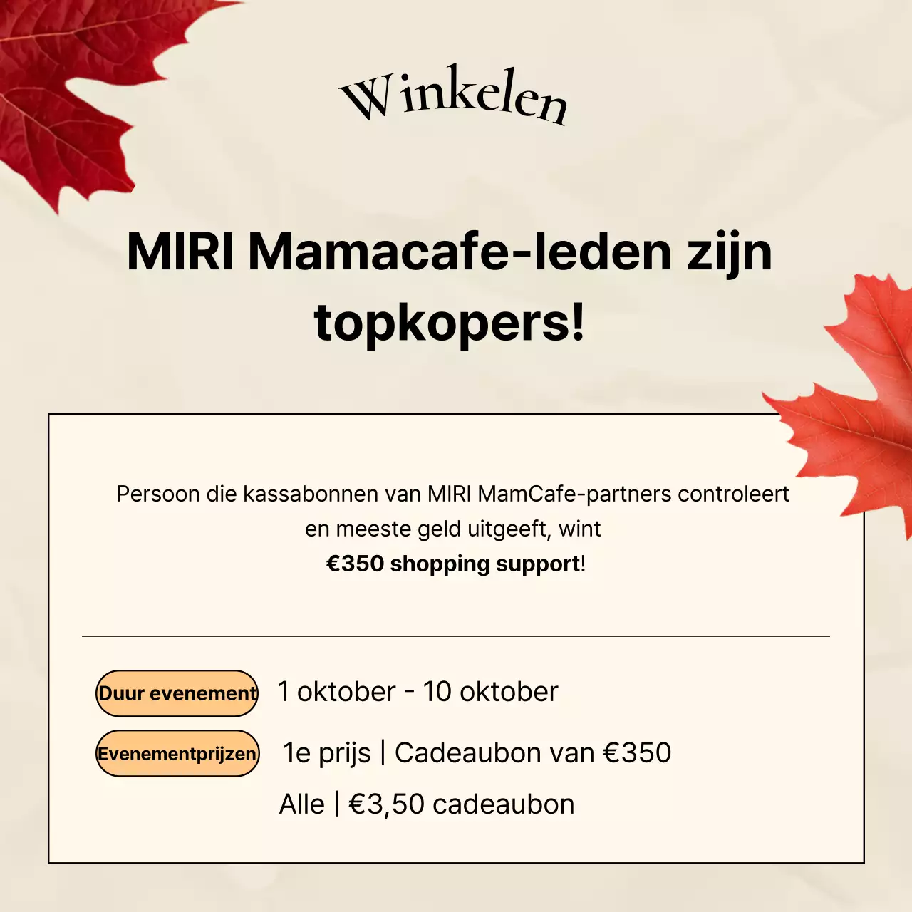 Beige moderne uitverkoopadvertentie