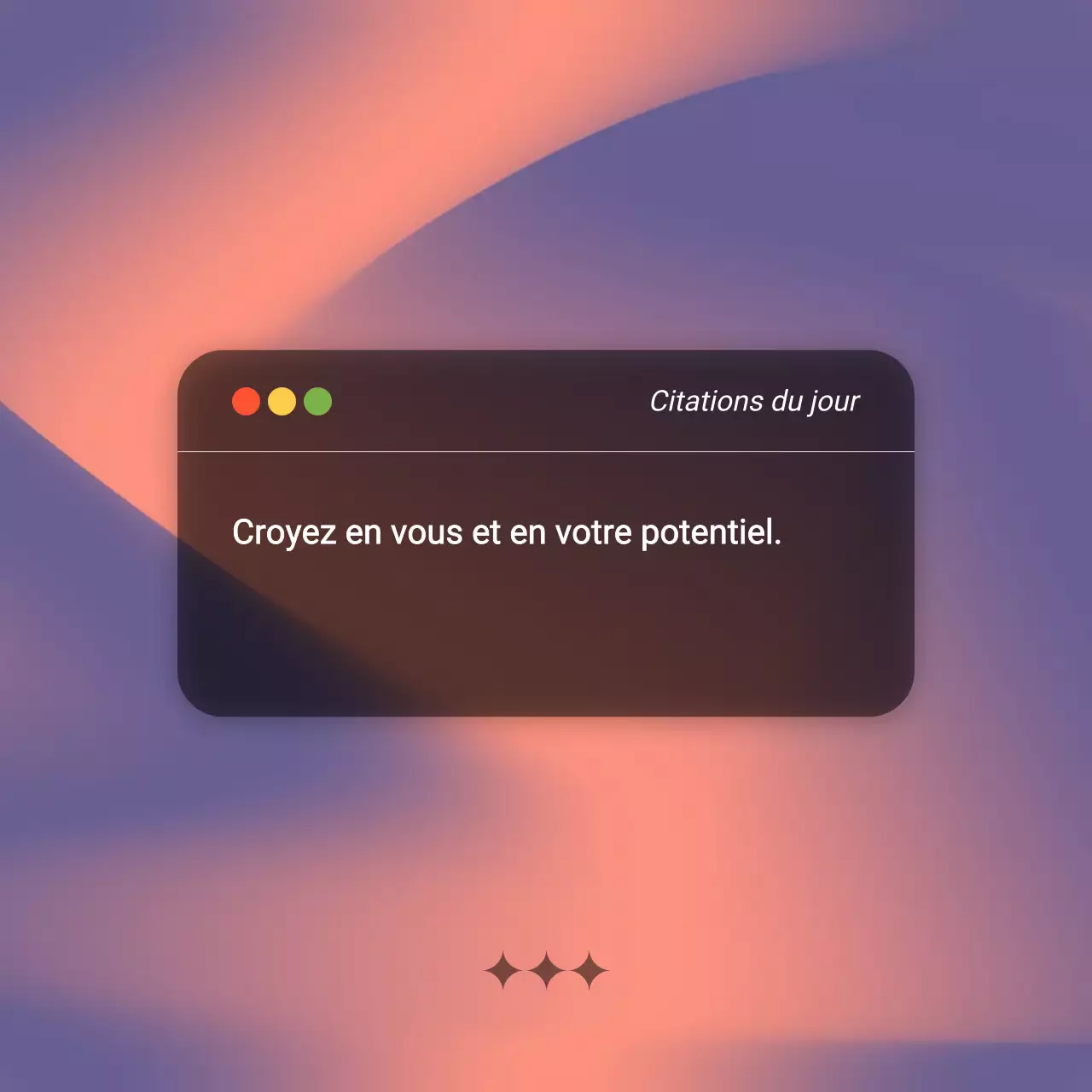 Gradient Motivational Quotes Social Media Squares