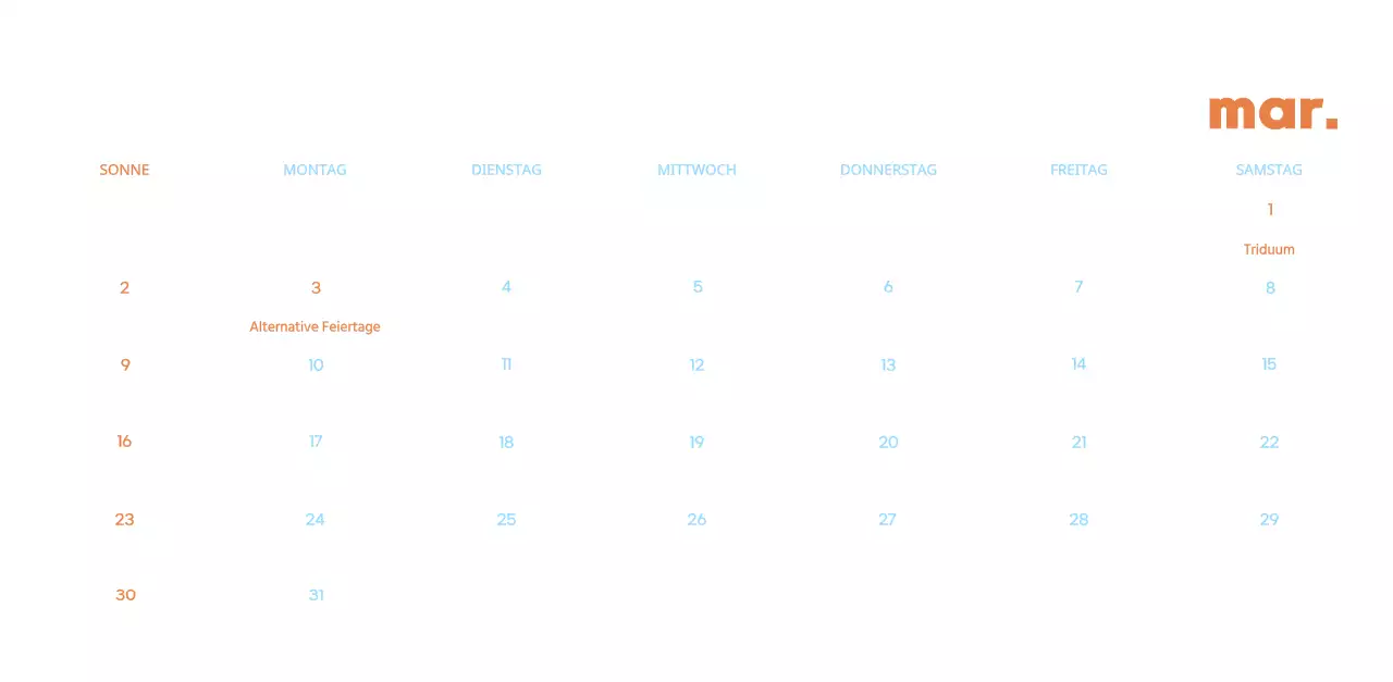 Geschäftskalender mit niedlichen Illustrationen