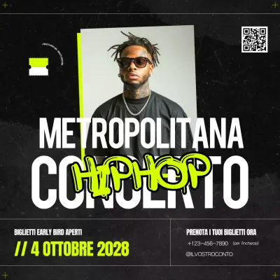 Promozione di eventi di musica urbana nera