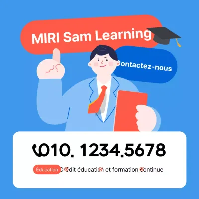 Blue Simple Training Recrutement