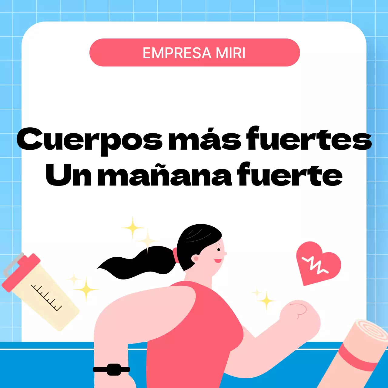 Campaña de salud Blue Simple