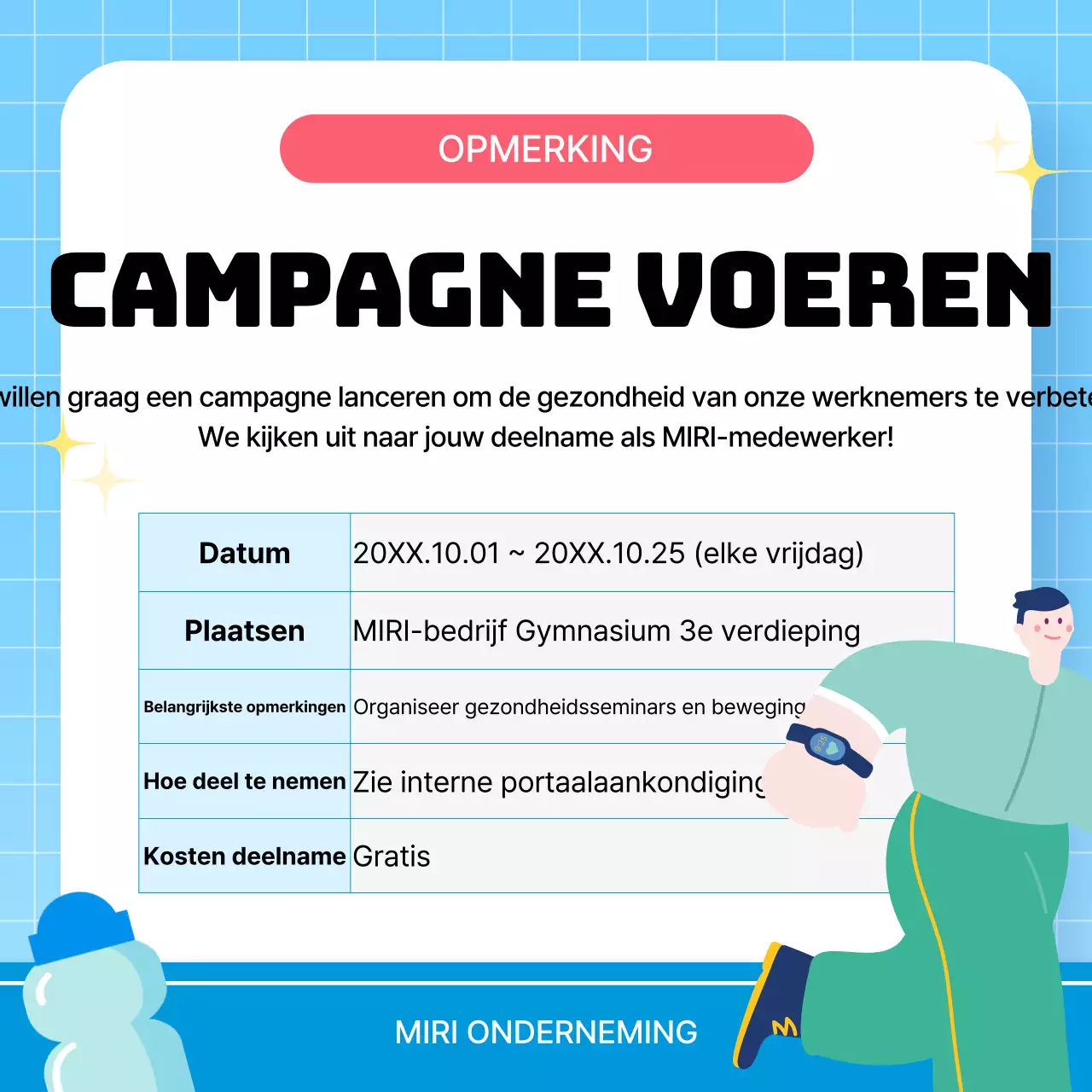 Blue Simple-gezondheidscampagne