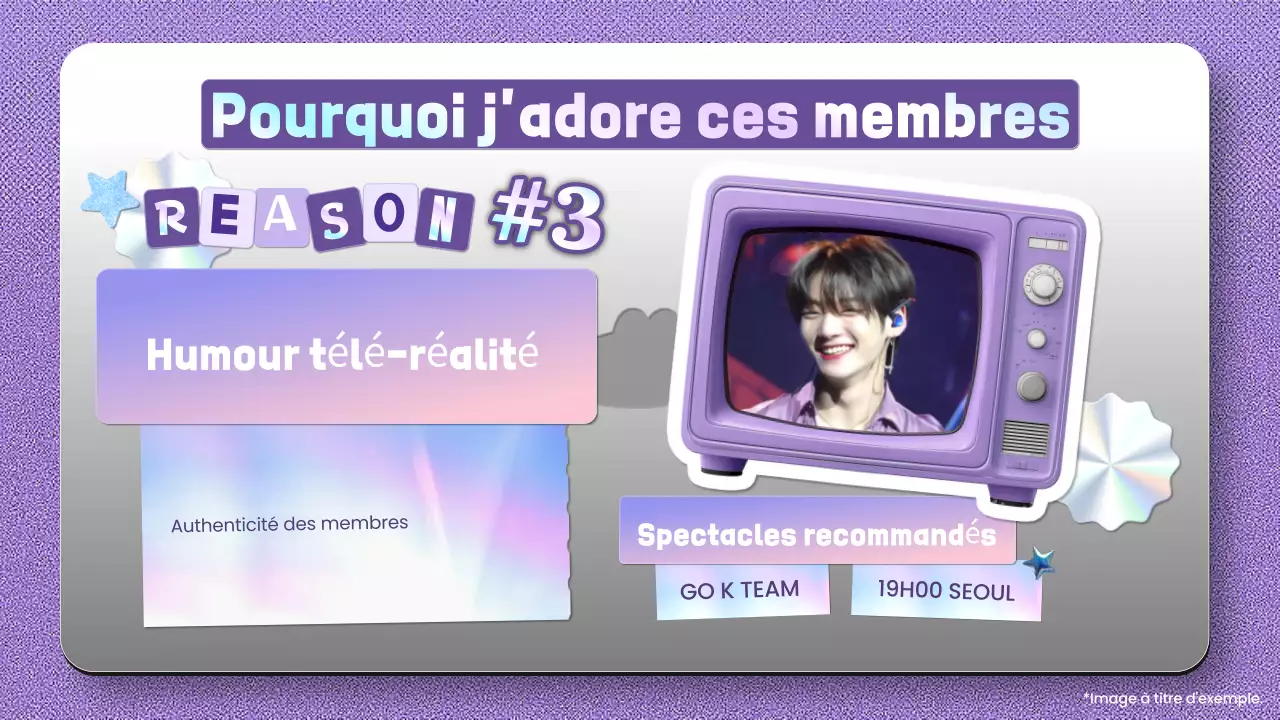 Informations sur les idoles de la K-pop à la mode violette