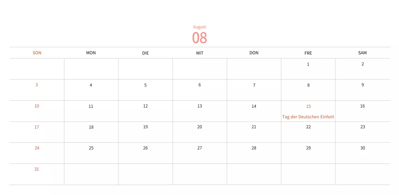 Stempelillustrationen mit einem warmen Konzept