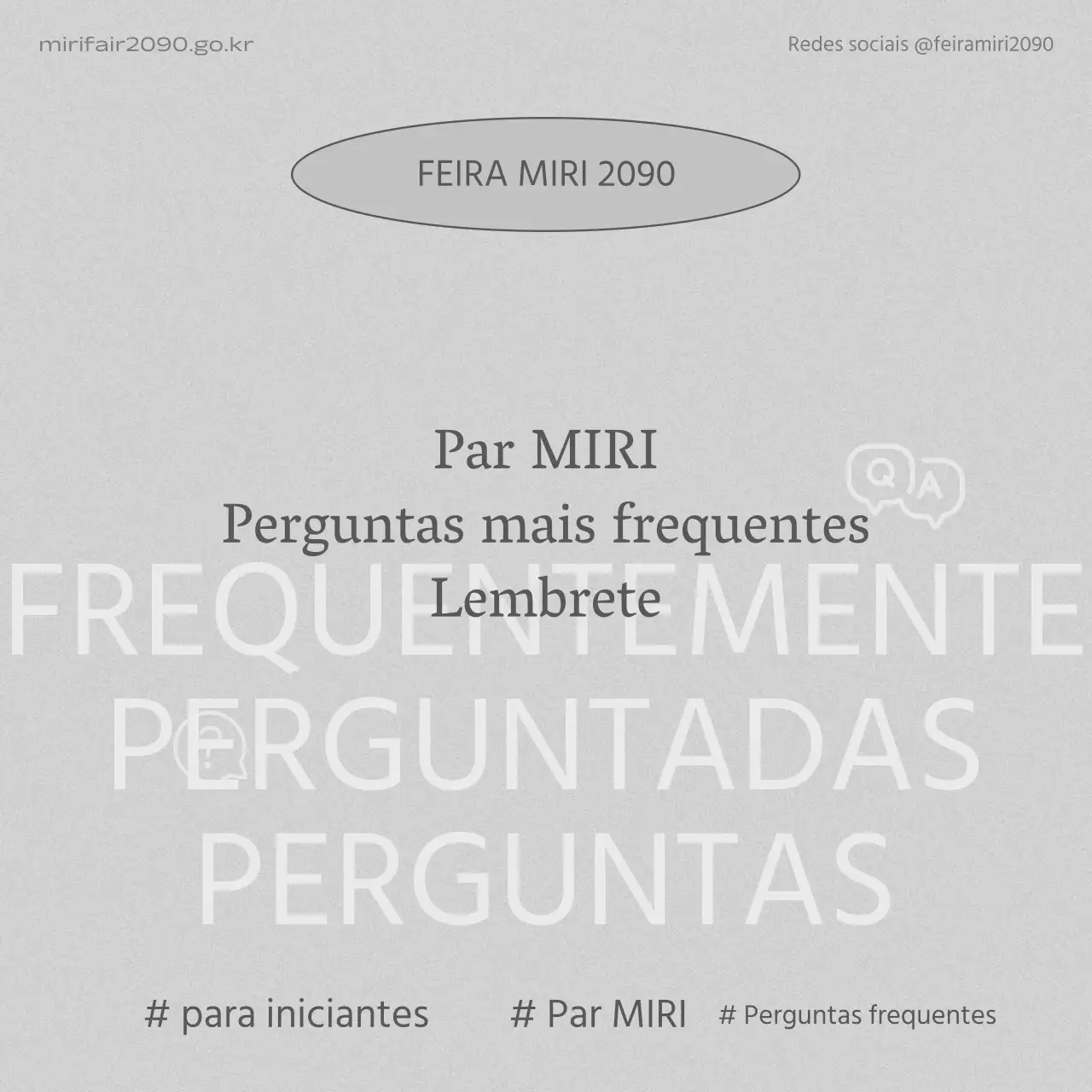 Anúncios de perguntas e respostas cinzentos e minimalistas