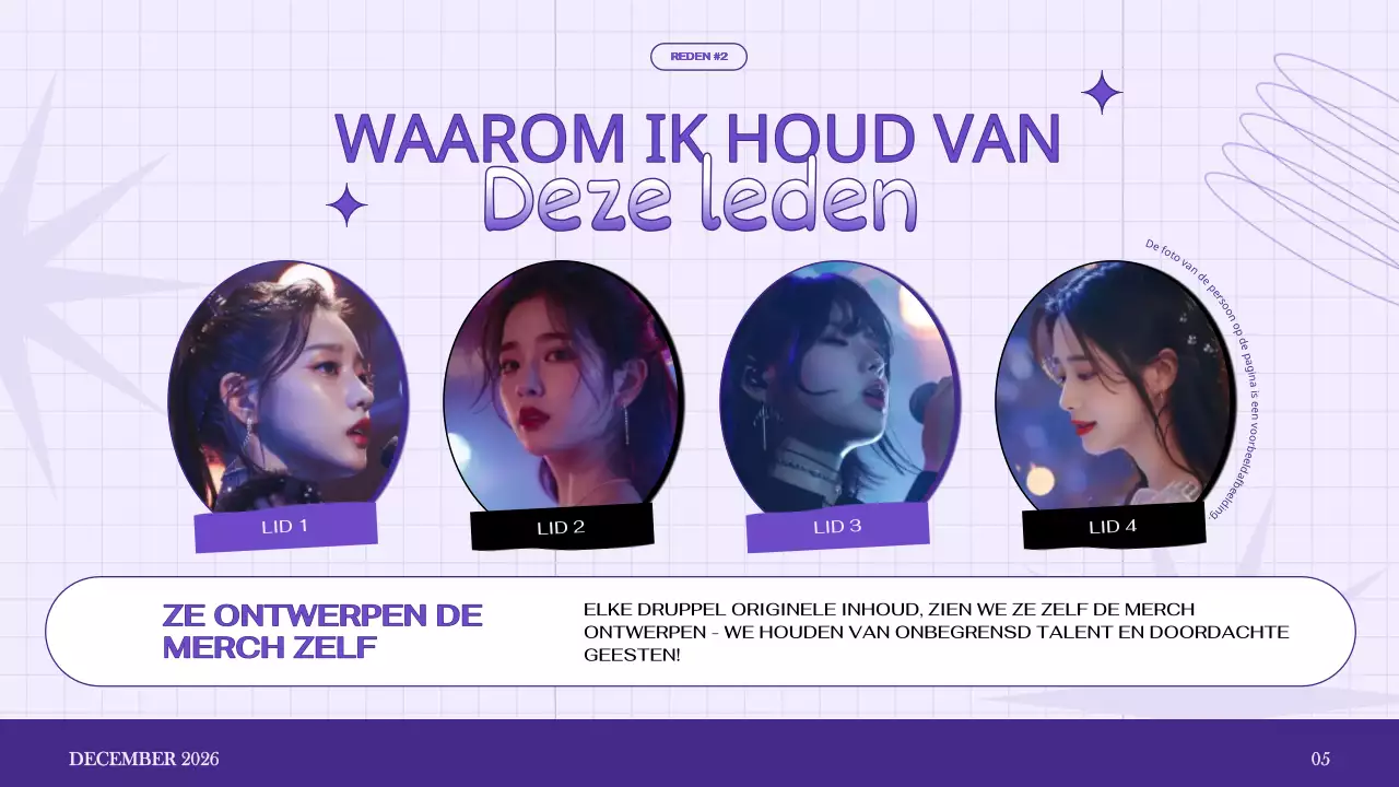 paars elegante promotie advertentie