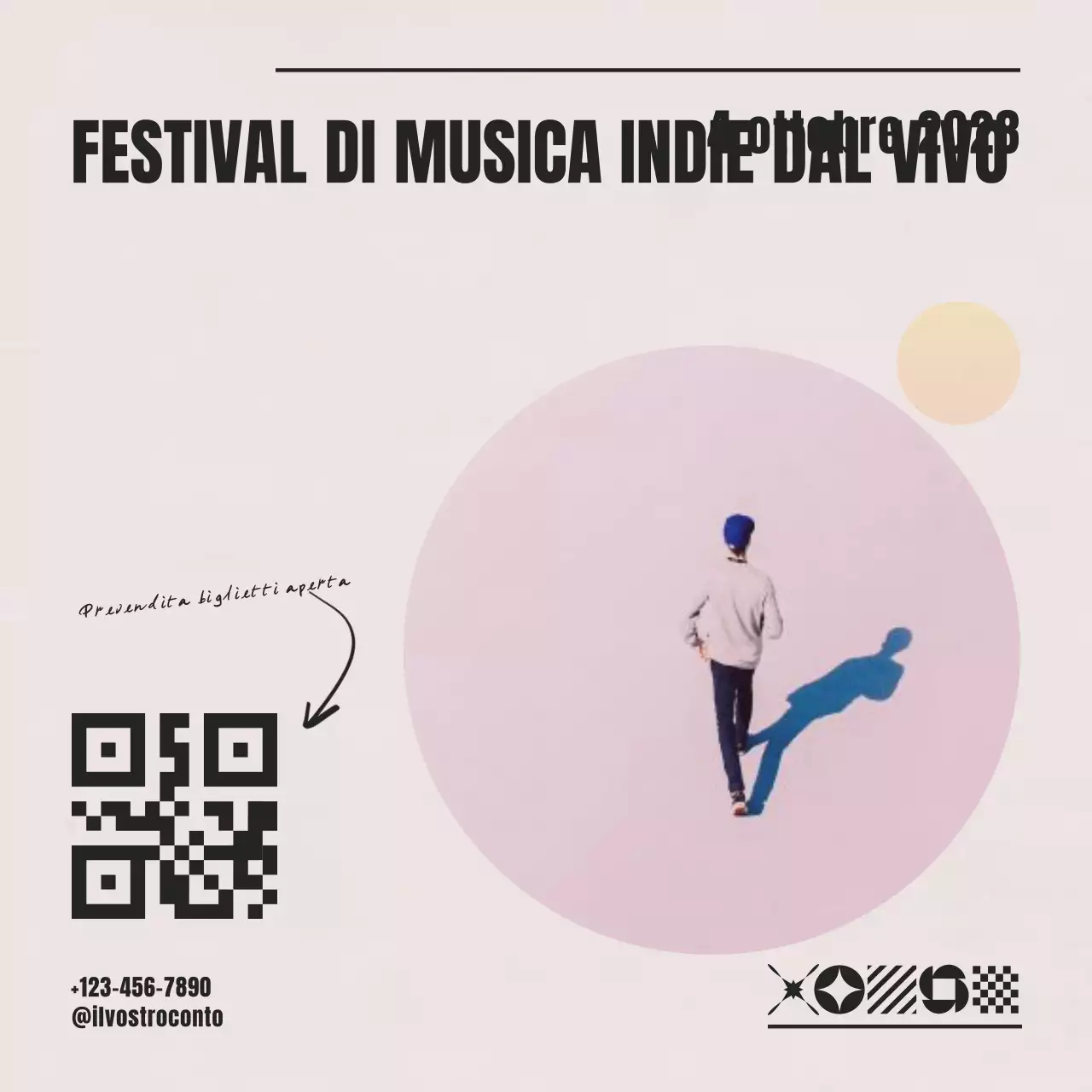 beige promozione musicale moderna