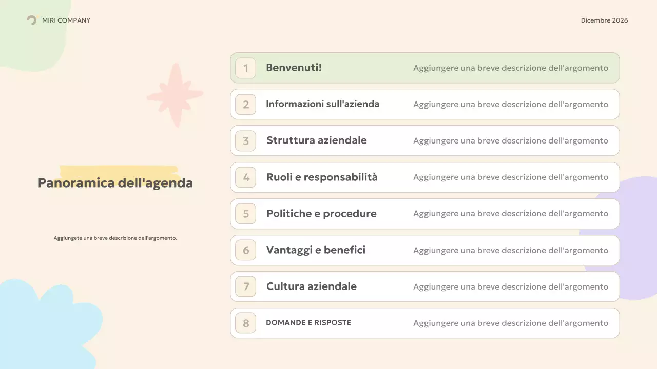 Guida all'onboarding moderno beige