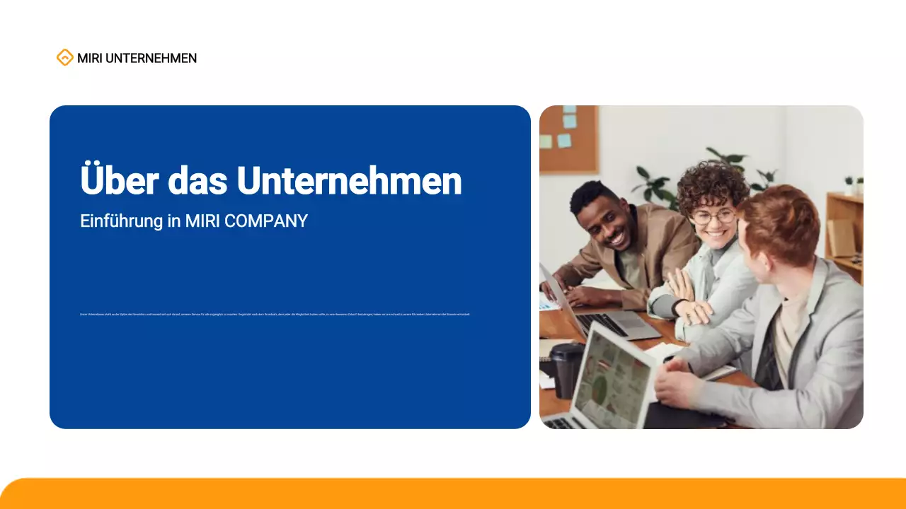 einfaches modernes blaues Mitarbeiter-Onboarding