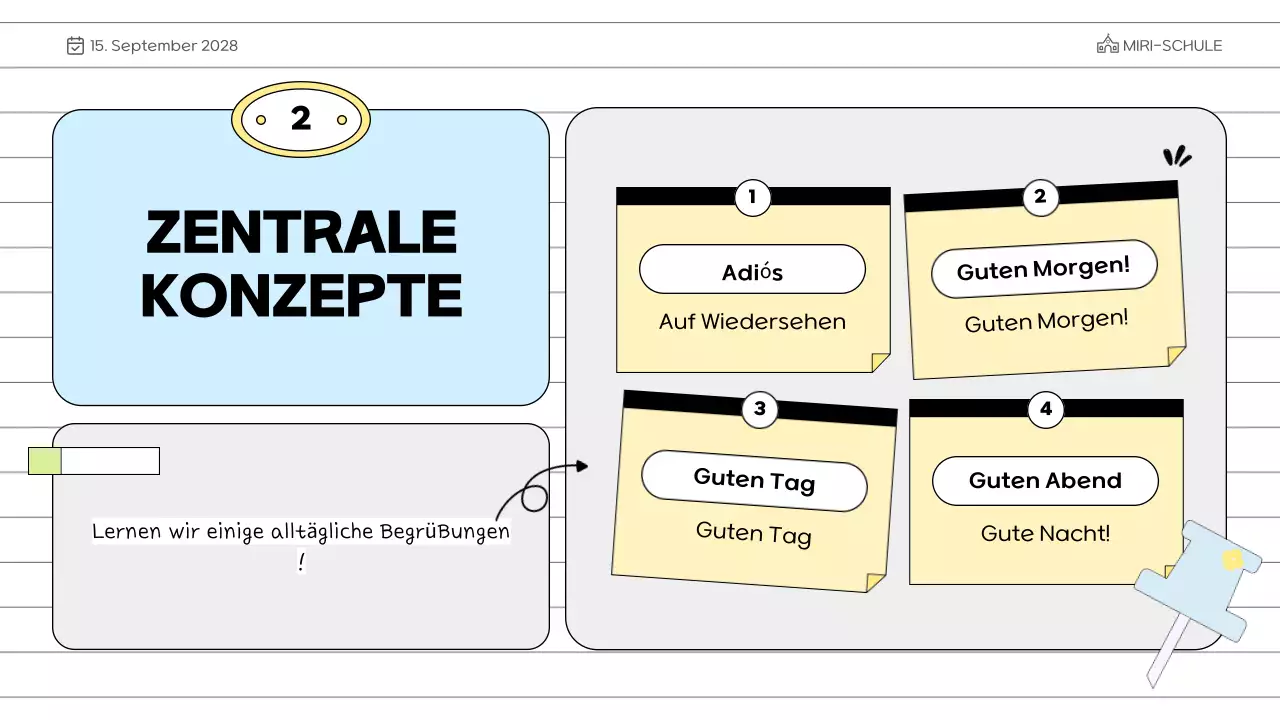 blauer Minimalbildungskurs