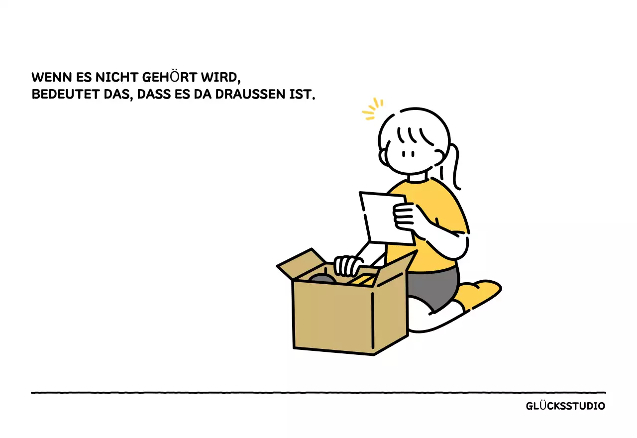 Illustrierter Kalender mit schönem Linienstil