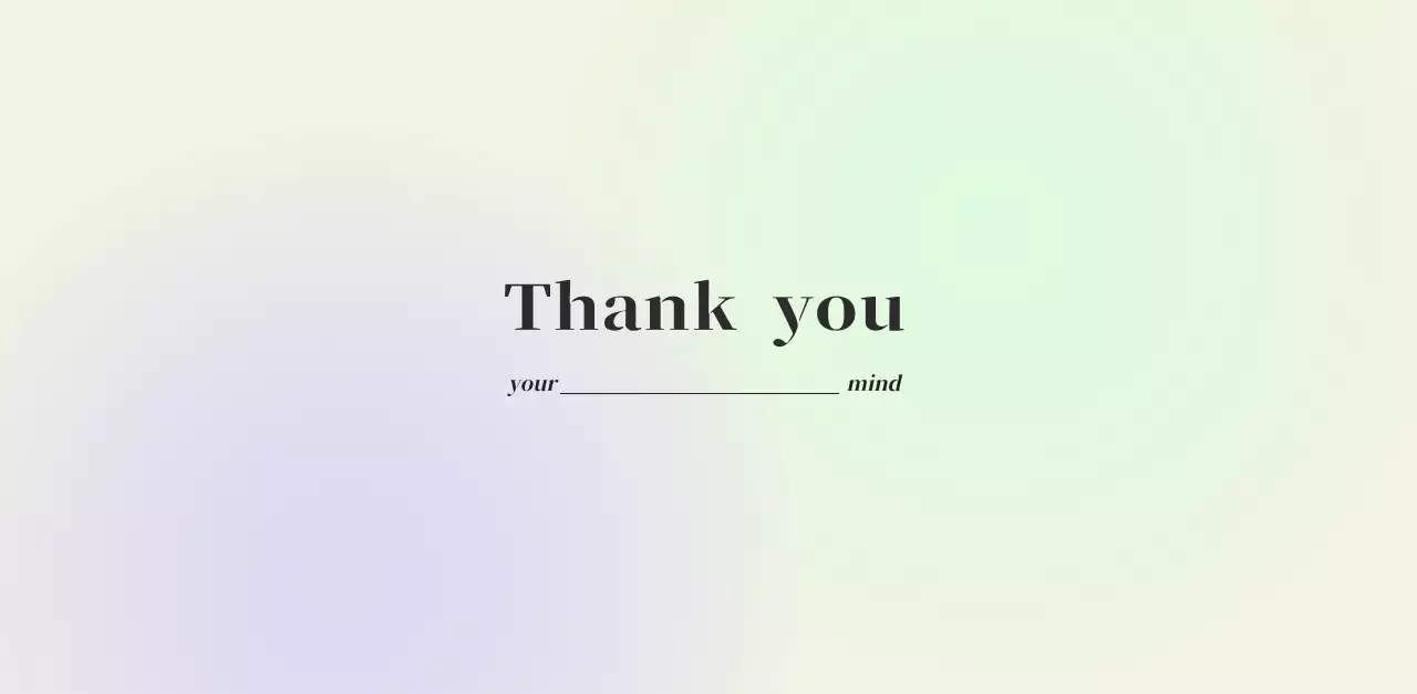 Gradient Minimalist Calendar