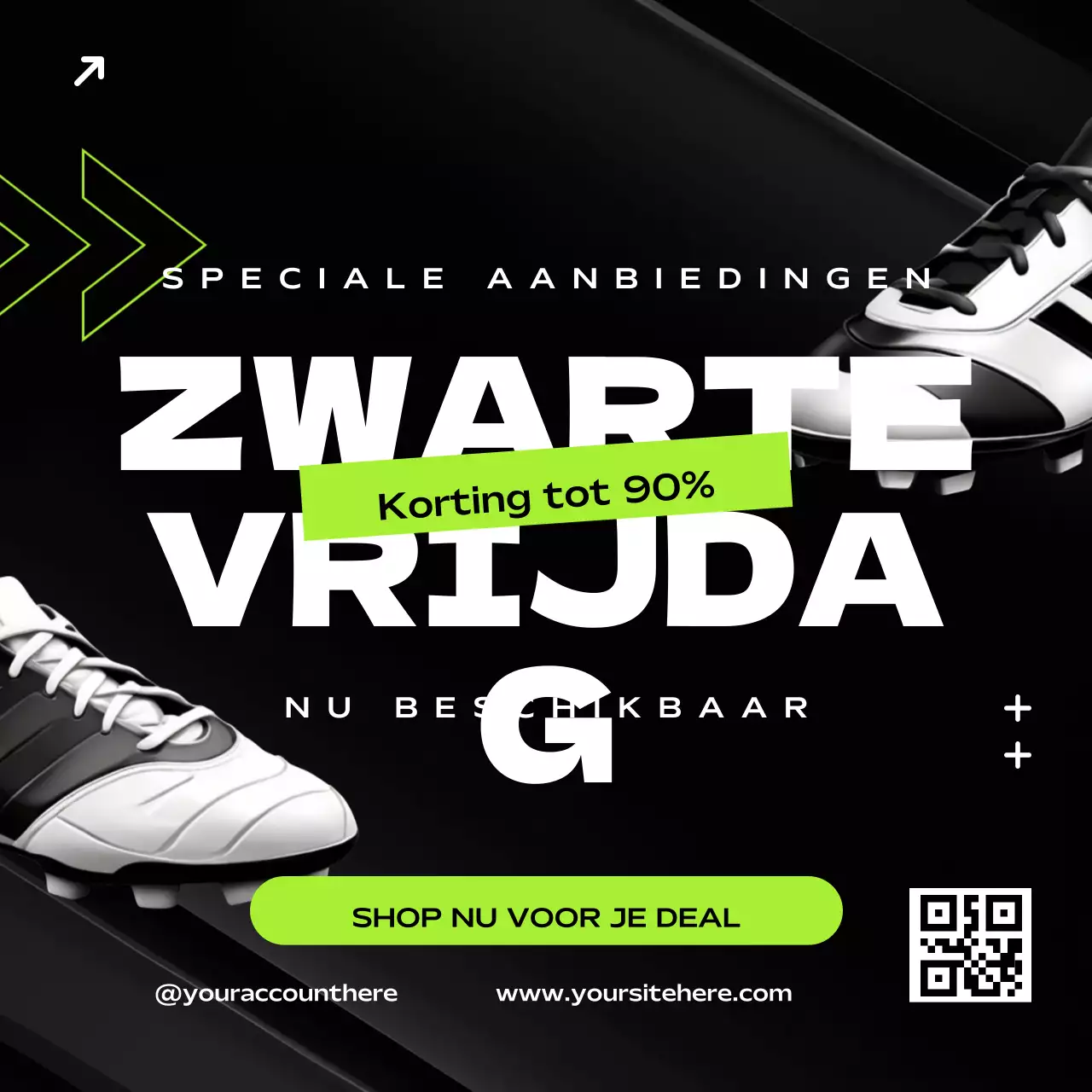 Black Modern Black Friday Uitverkoop Promotie