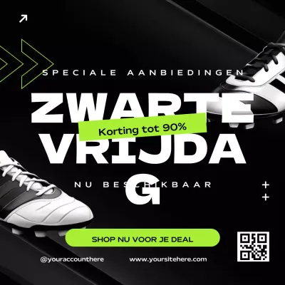 Black Modern Black Friday Uitverkoop Promotie