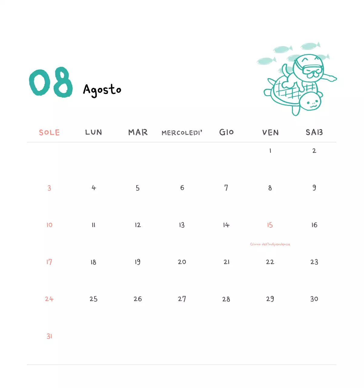 Calendario giornaliero in avorio