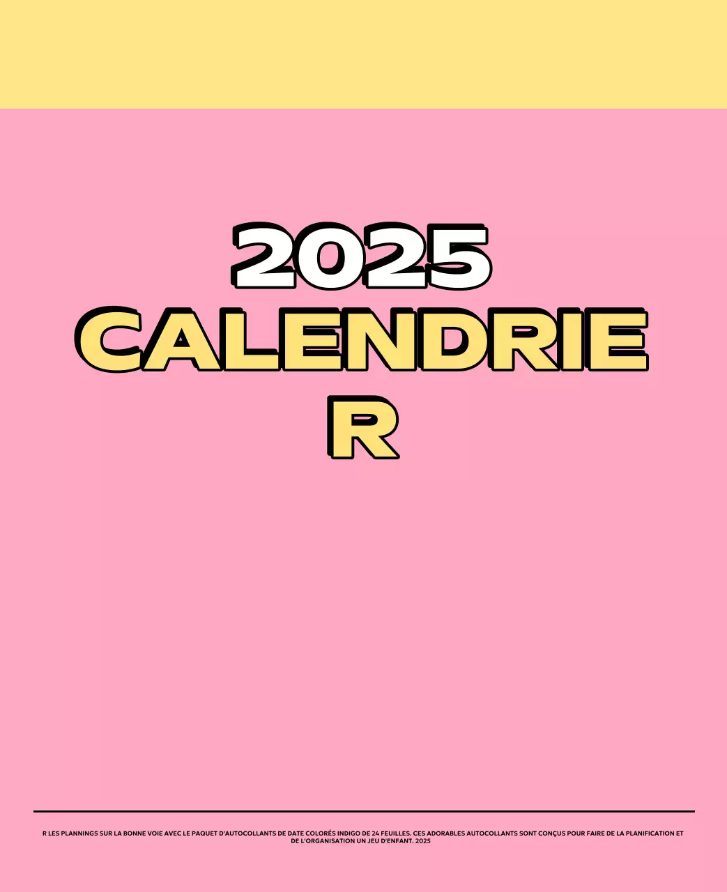 Calendriers colorés avec une variété d'illustrations rétro