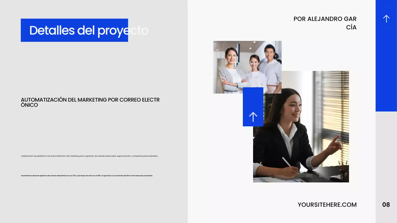 Cartera Blue Modern Creatie