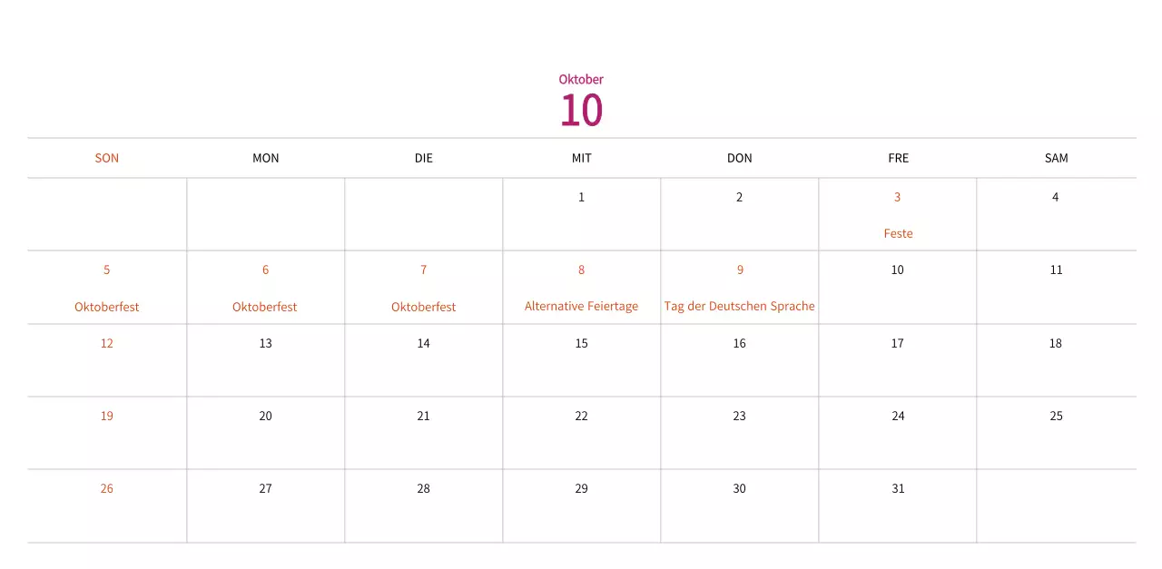 Stempelillustrationen mit einem warmen Konzept