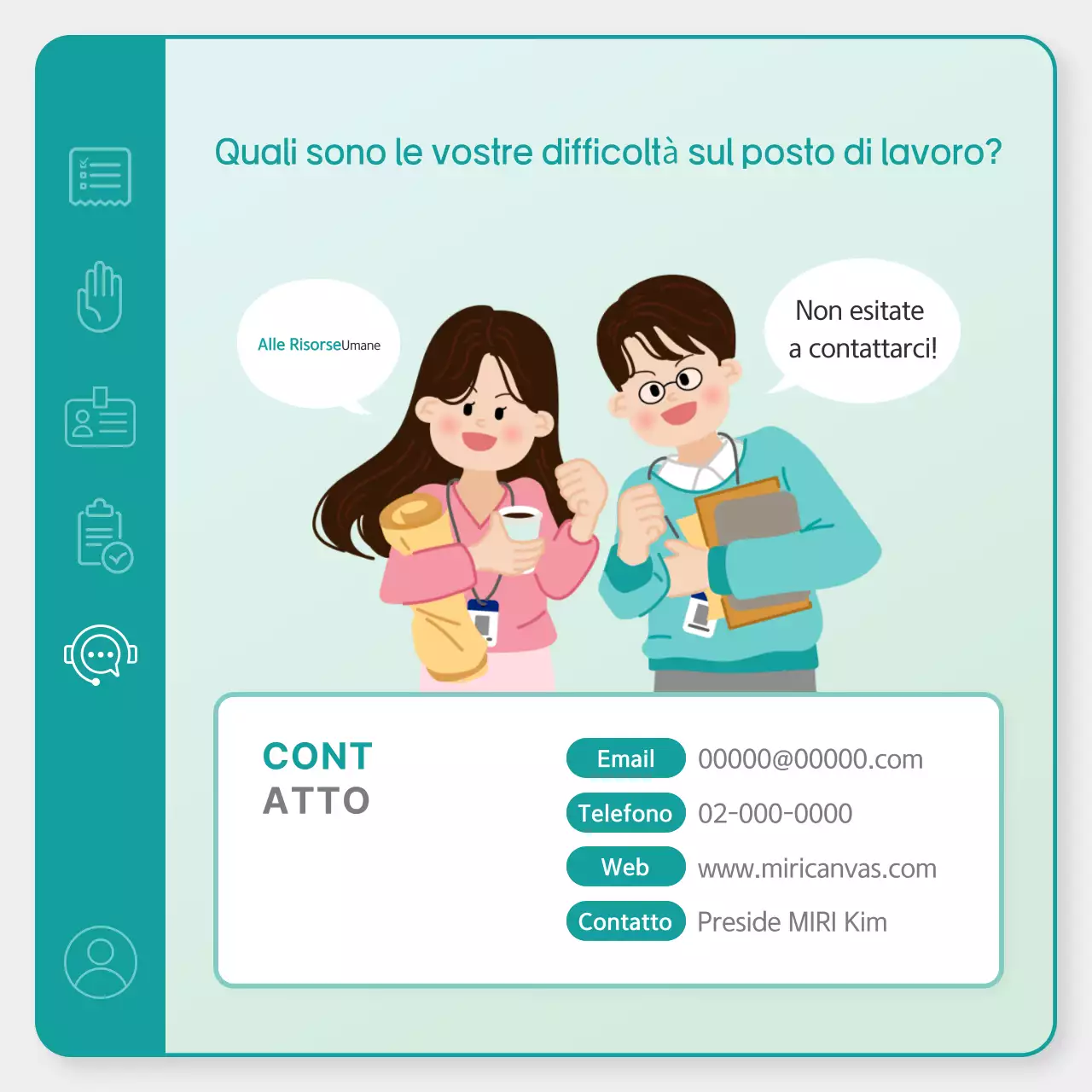 Formazione sul galateo sul posto di lavoro di Mint Simple