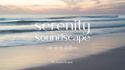Beige Minimal Soundscape Advertisement YouTube Thumbnail