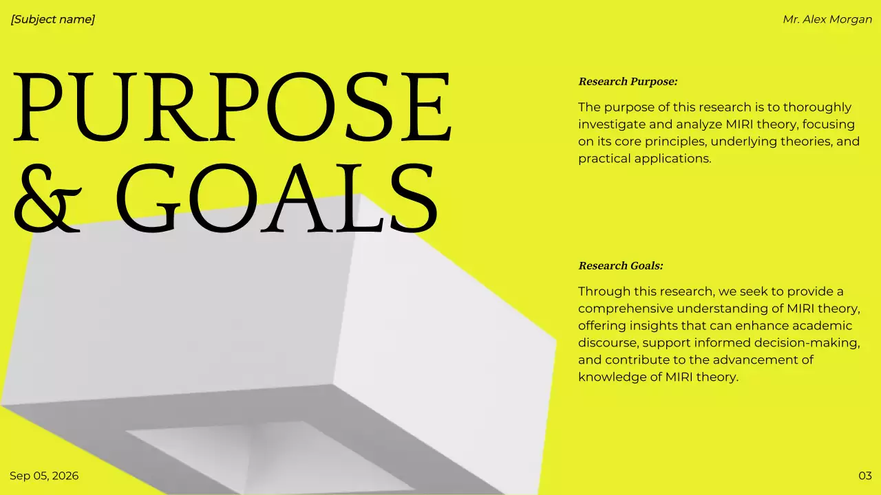 Green Modern Project Presentation