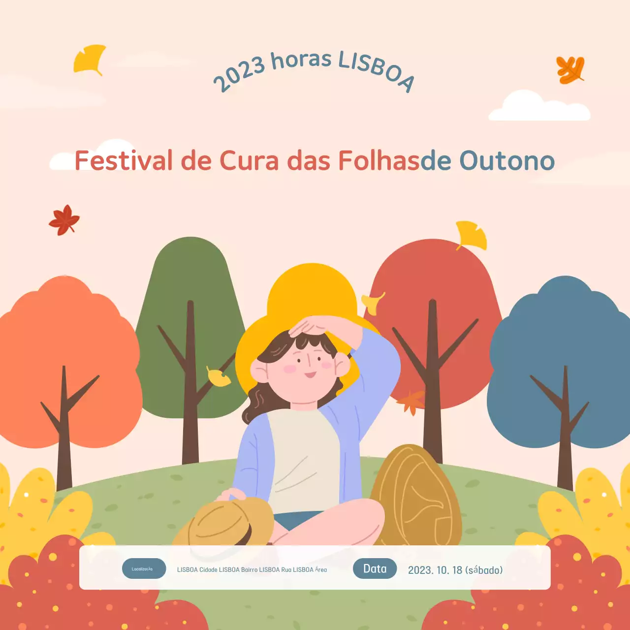 Promover as festividades cor-de-rosa e laranja