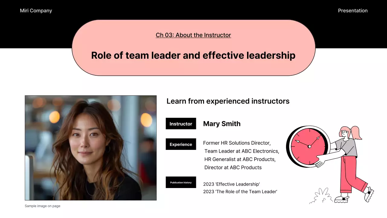 Apresentação do Seminário de Liderança Profissional Azul