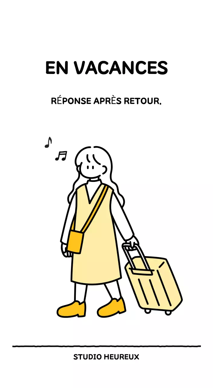 Calendrier illustré avec un joli style de lignes