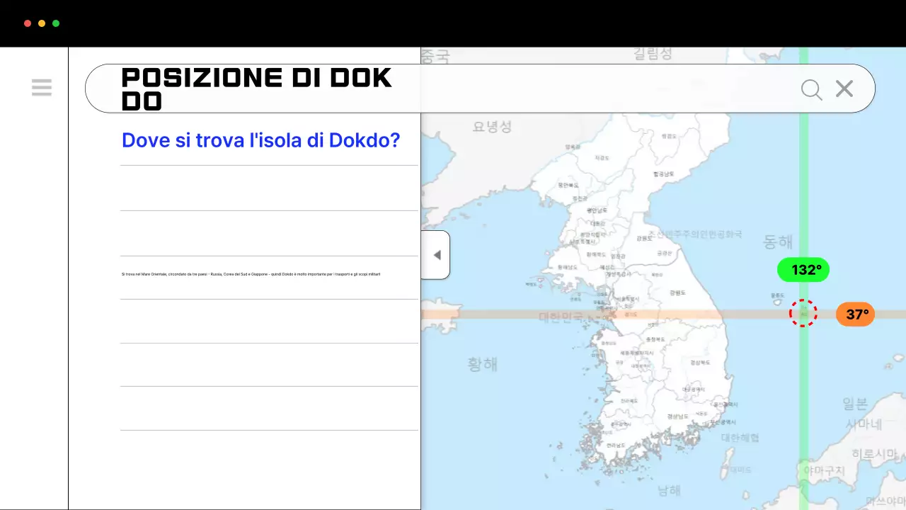 Promuovere la semplice esplorazione di Dokdo in blu