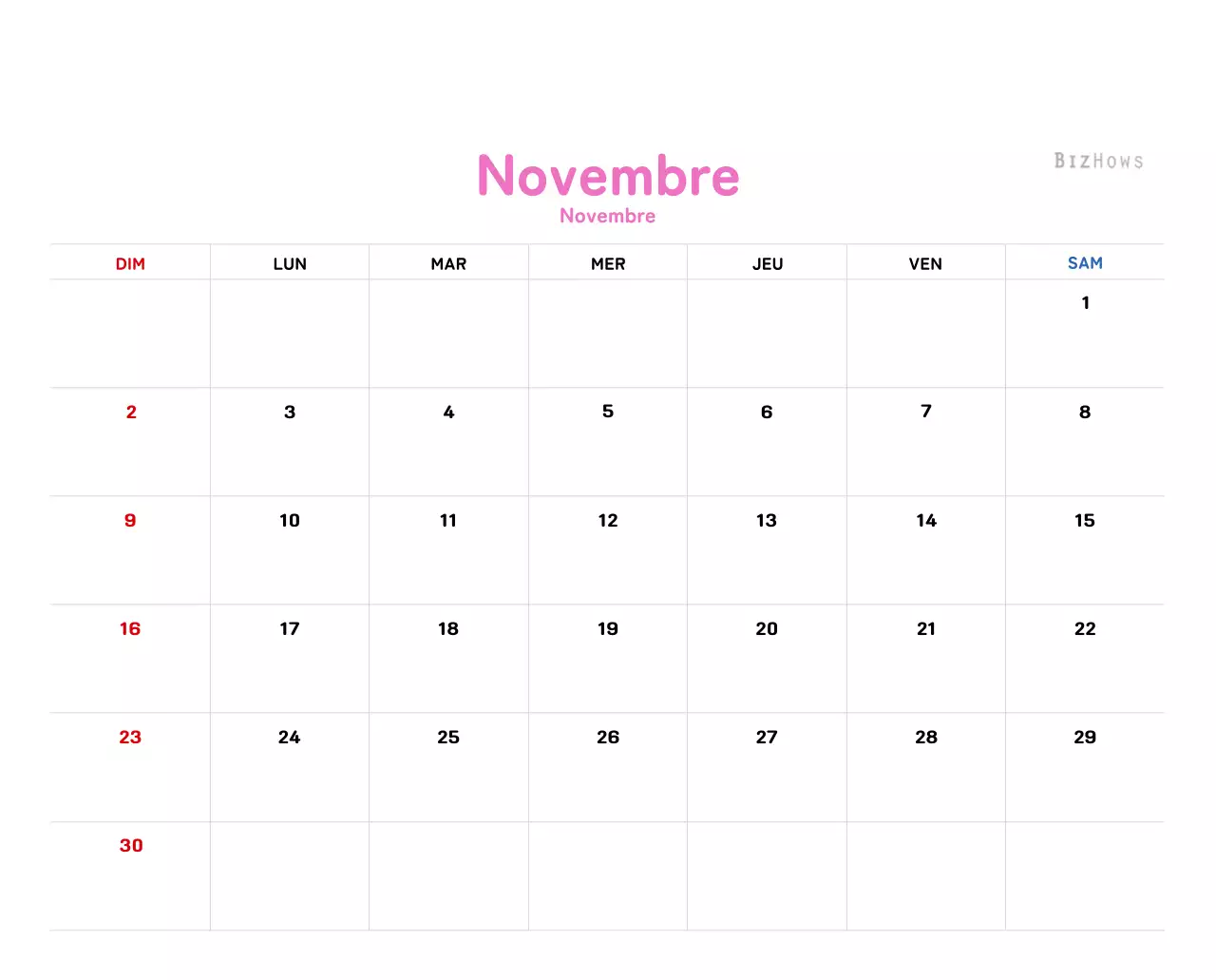 Calendrier du Nouvel An avec illustrations chaleureuses