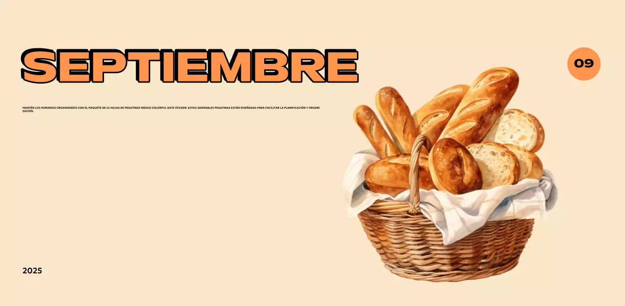 Coloridos calendarios con diversas ilustraciones retro