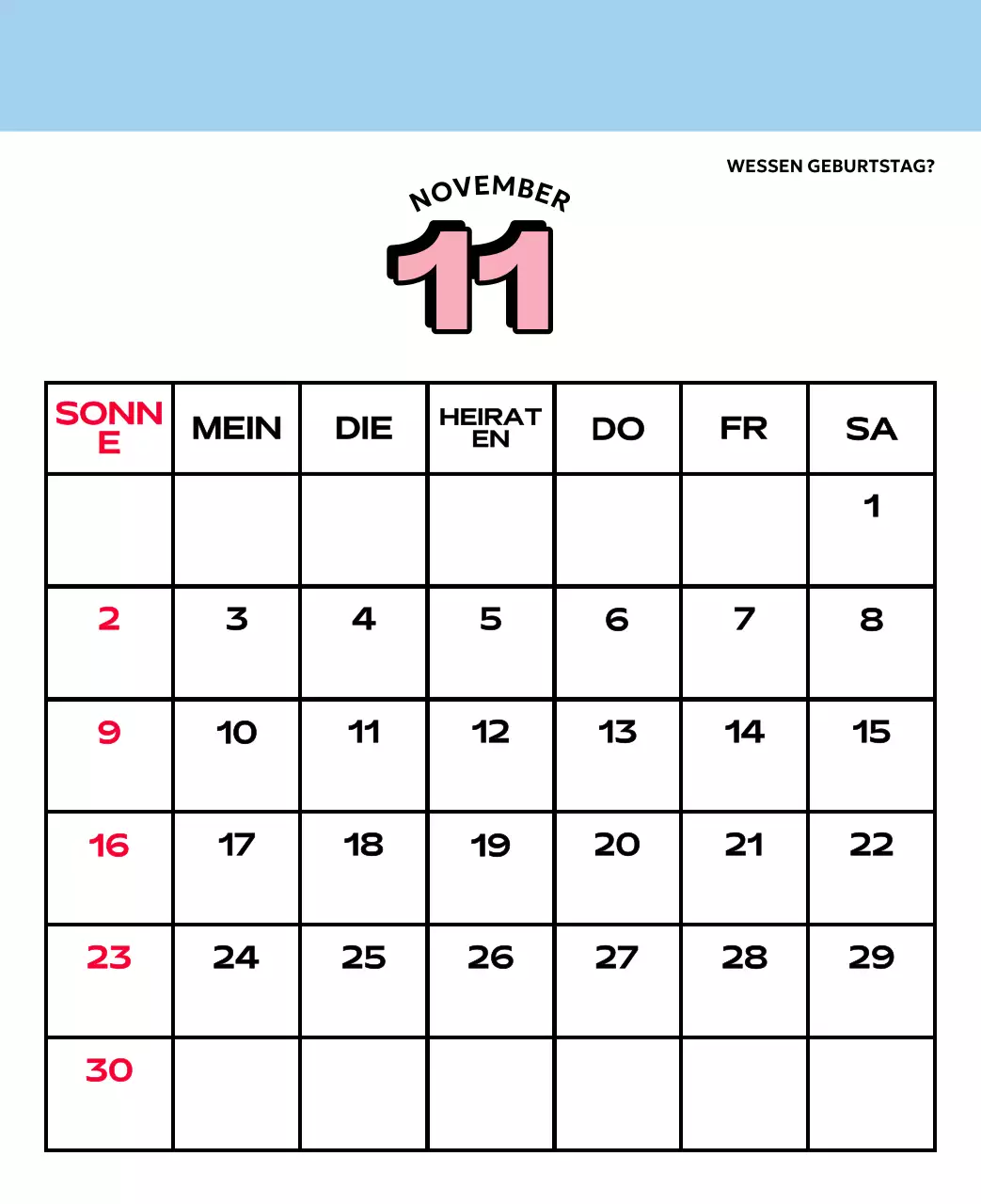 Bunte Kalender mit einer Vielzahl von Retro-Illustrationen