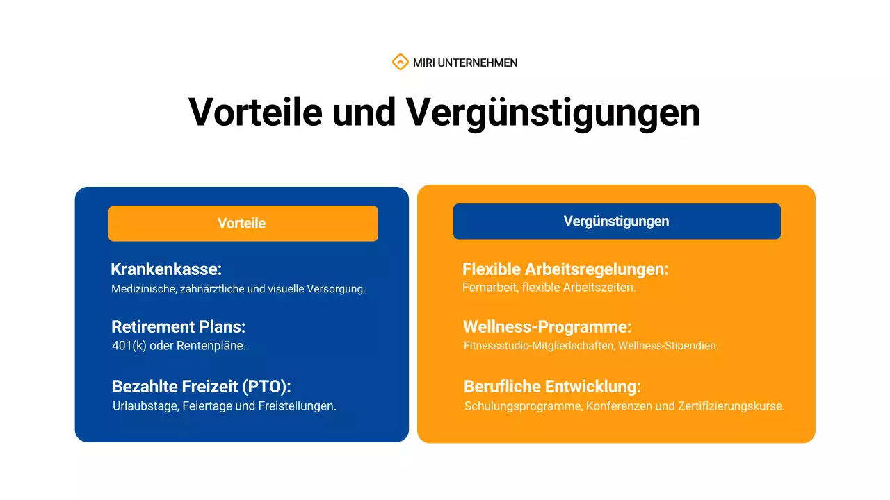 einfaches modernes blaues Mitarbeiter-Onboarding