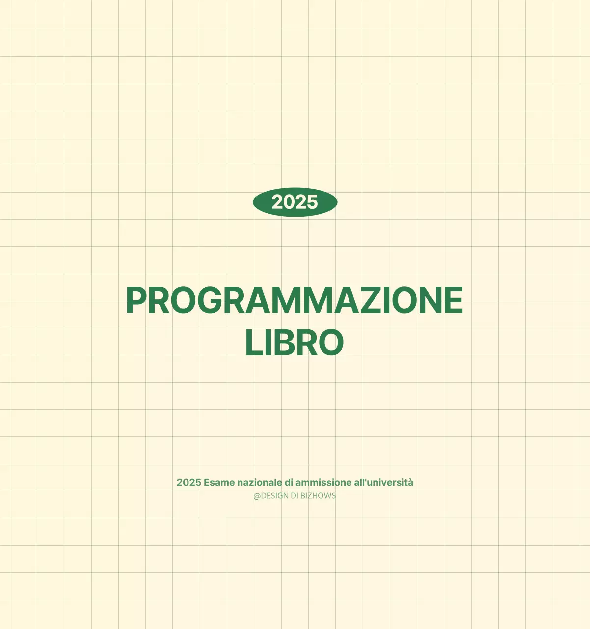 Calendario da parete SAT D-Day concept in verde e giallo chiaro