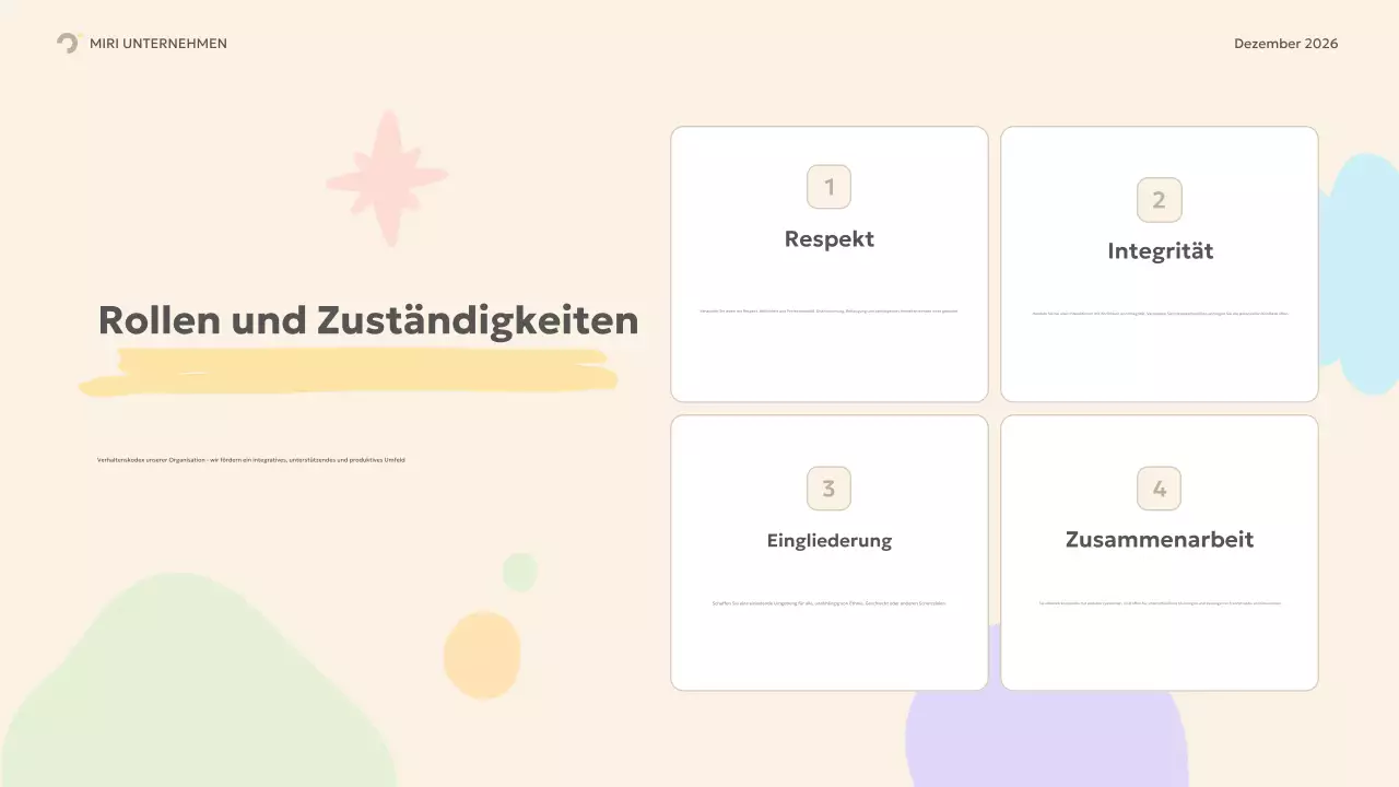 beige modern onboarding guide