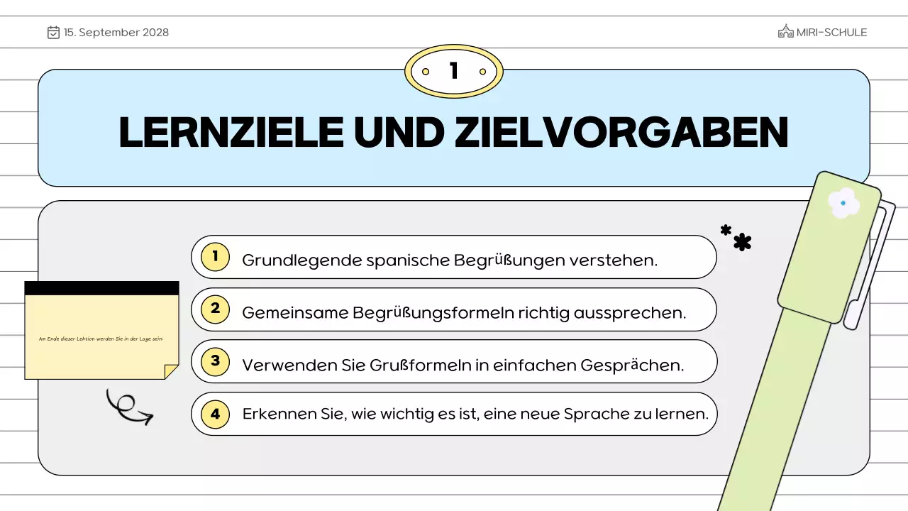 blauer Minimalbildungskurs