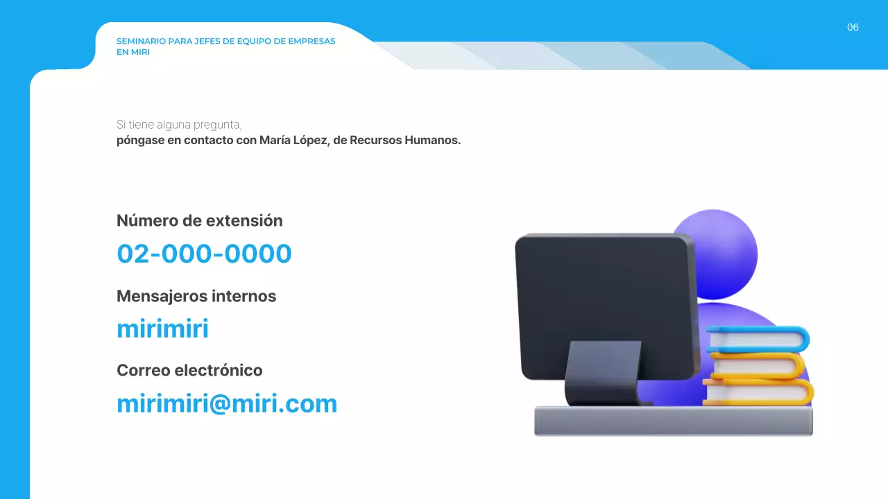 Acerca del Seminario Blue Modern