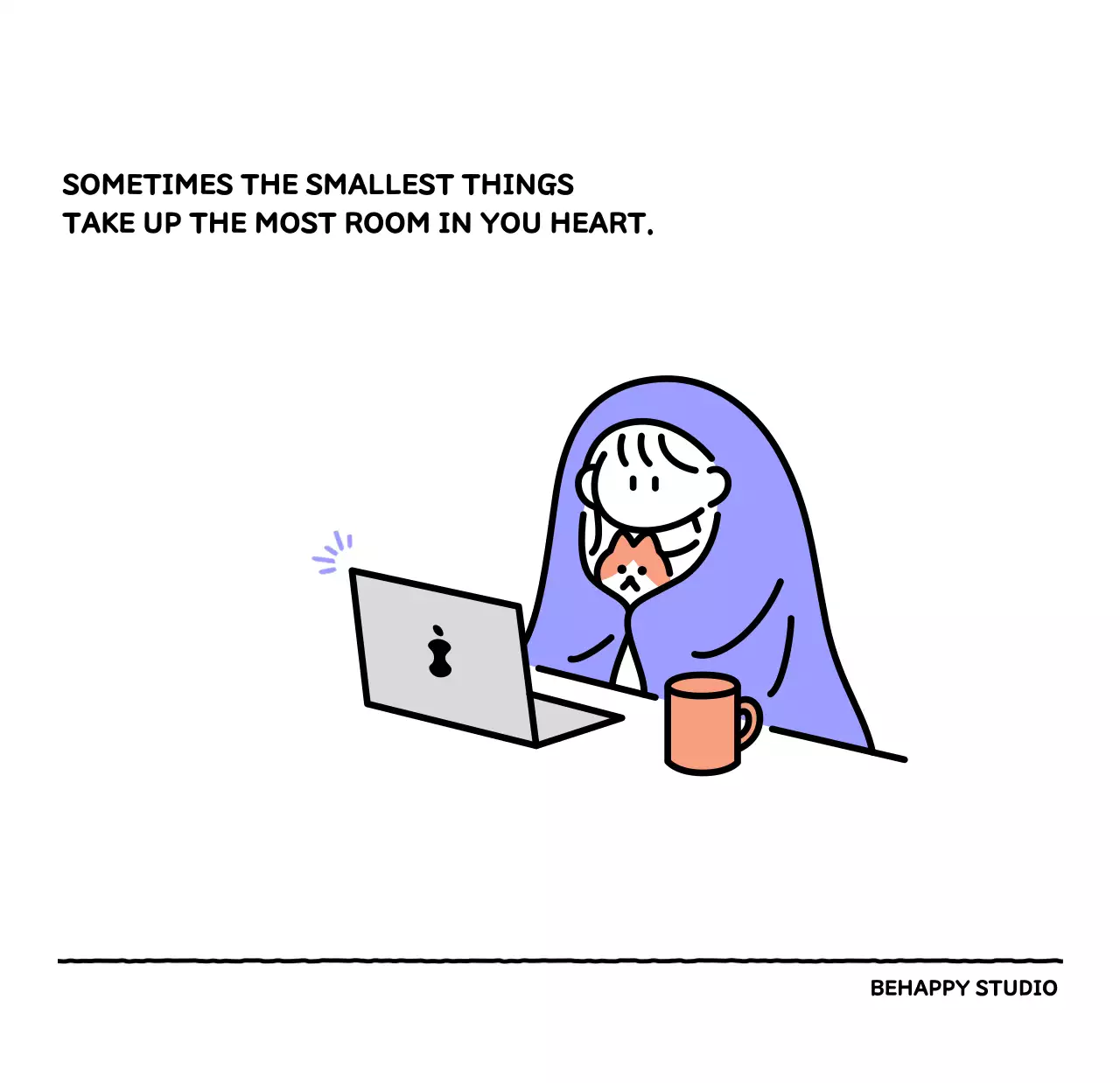 可愛らしい禅風イラストカレンダーカレンダー