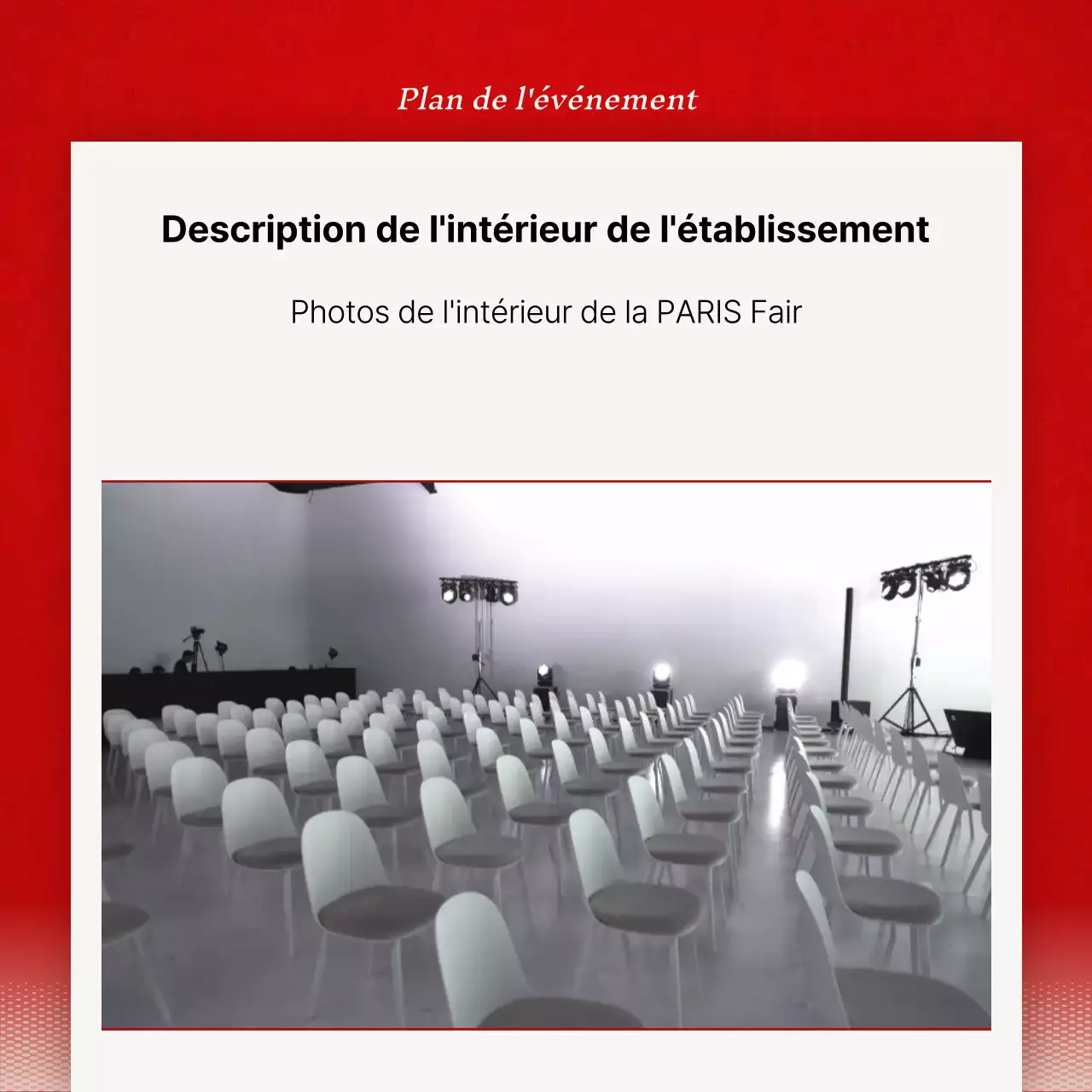 Annonces soignées de questions et réponses en rouge et blanc