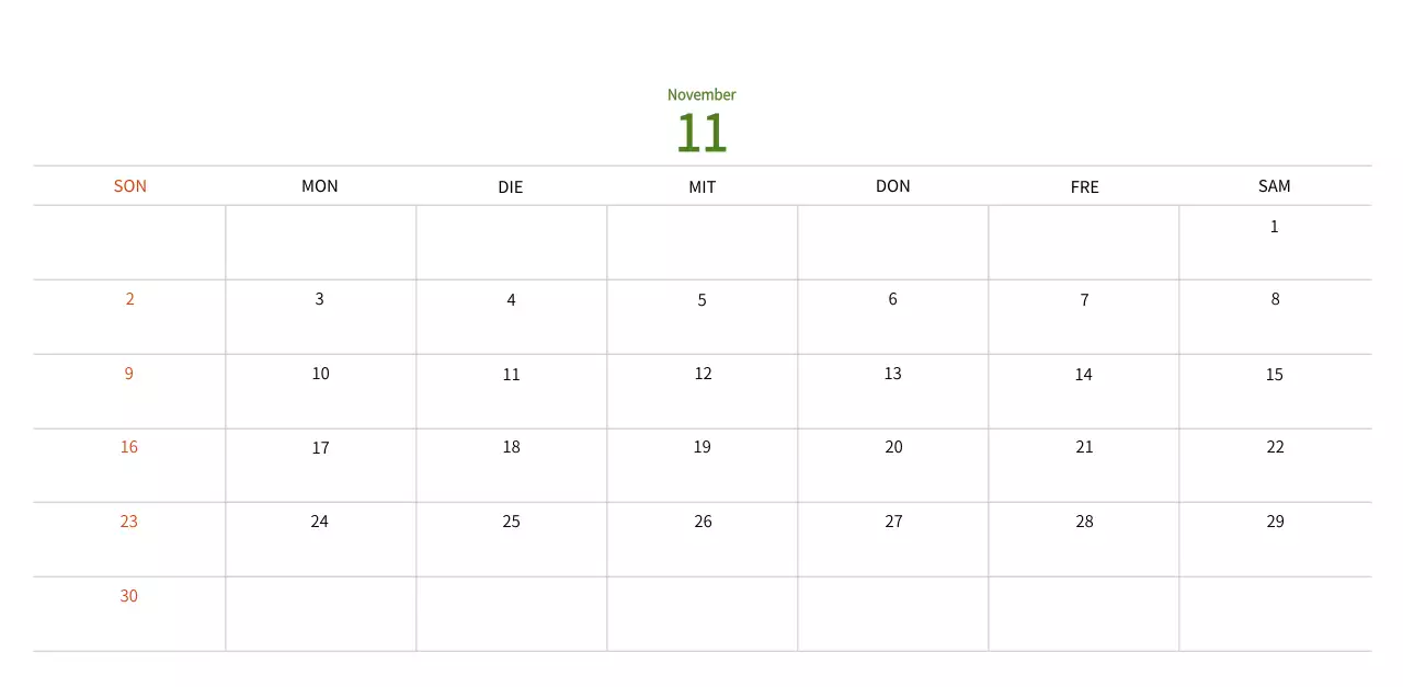Stempelillustrationen mit einem warmen Konzept